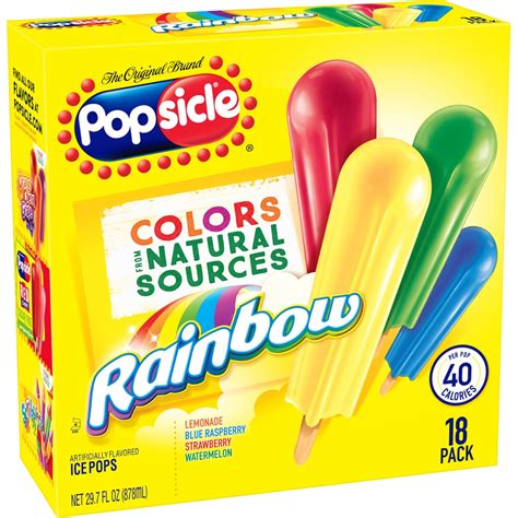 original brand popsicle rainbow ice pops  ct shipt