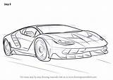Lamborghini Centenario Draw Drawing Step Sports Drawingtutorials101 Veneno Sketch Tutorials Drawings Car Template Cars Pages Coloring Cool Learn Easy Tutorial sketch template