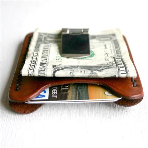 money clip card holder ideas  pinterest mens leather