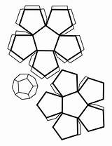 Dodecaedro Figuras Recortables Recortable Geométricas Recortar Aprende Reconocer Cuantos Lados sketch template