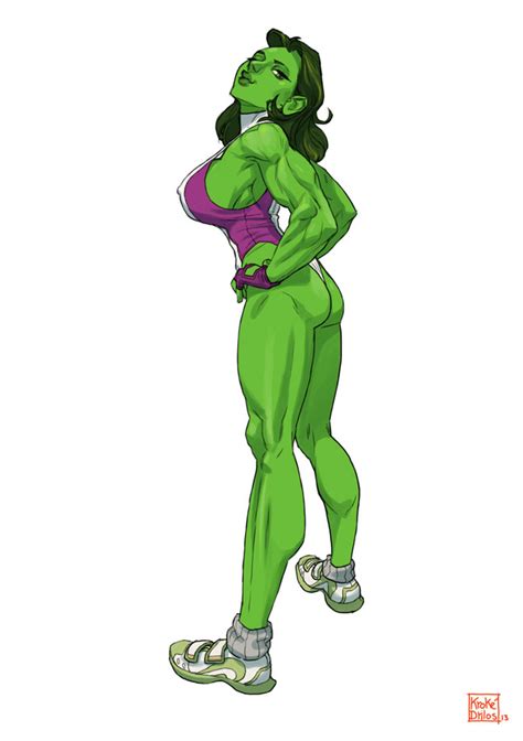 Muscular Pinup She Hulk Porn Gallery Superheroes
