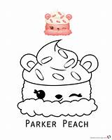Num Coloring Noms Pages Peach Parker Printable Print Sheet Cute Series Color sketch template