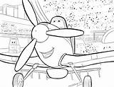 Planes Coloring Pages Dusty Getcolorings Disney sketch template