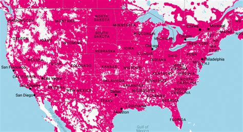 cell phone  coverage map