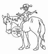 Pippi Coloring Pages Da Calzaslargas Longstocking Pipi Colorare Horse Kids Disegni Per Printable Bacheca Scegli Una Bambini Dibujos sketch template