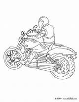 Harley Davidson Biker Coloring Hellokids Pages Print Color Online Motorcycle sketch template