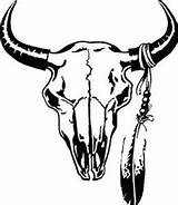 Buffalo Skull Drawing Sketch Skulls Getdrawings sketch template