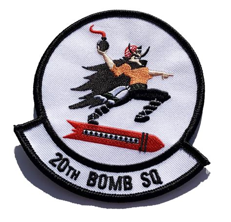 bomb squadron patch sew  squadron nostalgia