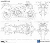 Suzuki Template Templates R1000 Gsx Preview sketch template