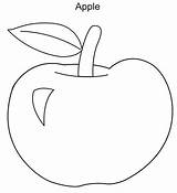 Apple Drawing Coloring Kids Pages Caramel Sketch Template sketch template