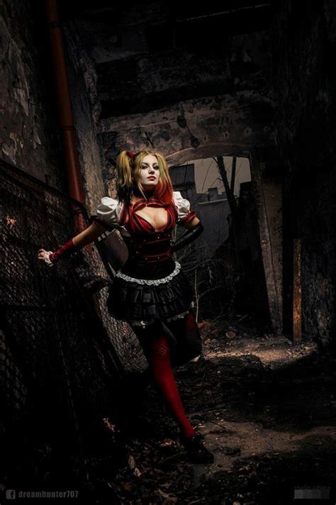 arkham knight inspired harley quinn cosplay is sexy and awesome nerd porn