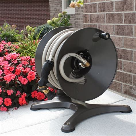 style  garden hose reel     eley hose reels