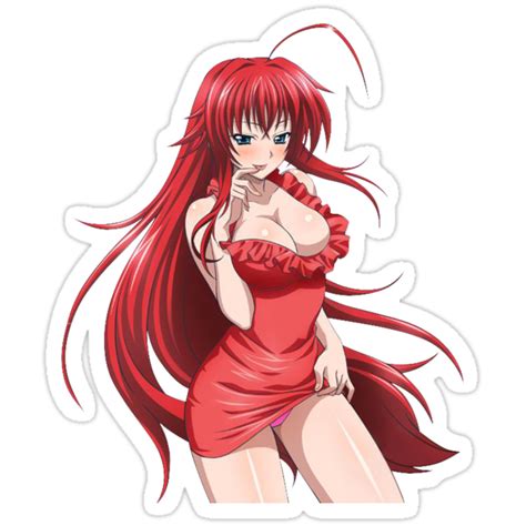 high school dxd rias gremory sexy stickers by