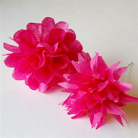 craftinomicon tissue paper flowers