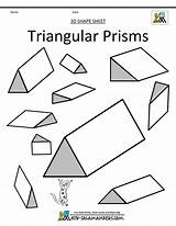 Prism Math Triangular Prisms Salamanders sketch template