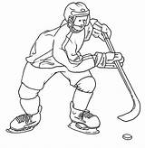 Coloring Pages Winter Hockey Sports Printable Sport Kids Colouring Boys Exercise Library Clipart Color Papan Pilih Sheets Popular sketch template