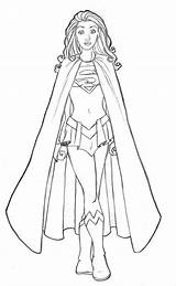 Supergirl Desenhar Herói Superhéroes Páginas Coloringtop Scribblefun Criativos Presentes Tablets Compatible Spiderman Vingadores sketch template