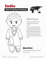 Culture Dhoti Social Diwali Activities sketch template