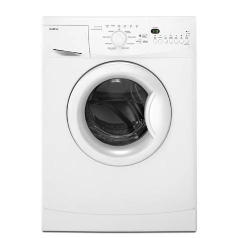 maytag  cu ft stackable front load washer white   front load washers department