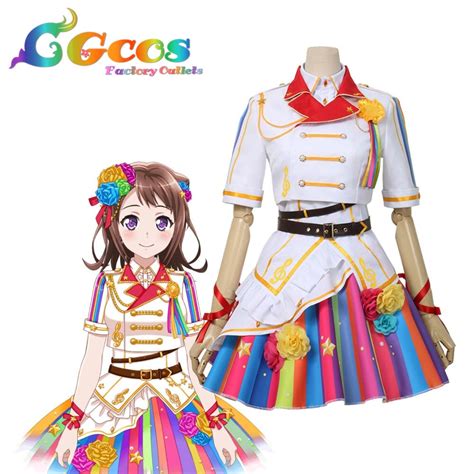 Cgcos Free Shipping Cosplay Costume Bang Dream Poppin Party 9th
