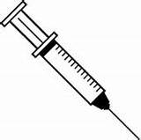 Syringe Clipart Clip Hypodermic Injection Needle Coloring Shot Cartoon Vector Cliparts Pages Medical Silhouette Eps Library Drawing Colouring Seringe Wind sketch template