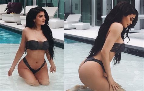 kylie jenner sexy thong bikini celebrity leaks scandals leaked sextapes