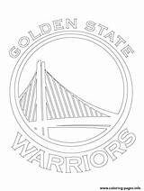 Warriors Coloring Pages Golden State Getcolorings Getdrawings sketch template