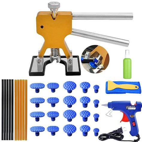 auto dent puller kit adjustable golden dent remover tools paintless