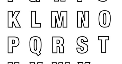 print alphabet chart capital letters    letters letter