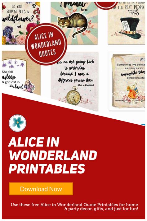alice  wonderland printables ministering printables