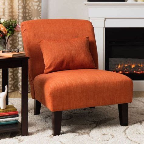 awesome color choice  burnt orange accent chair  houses