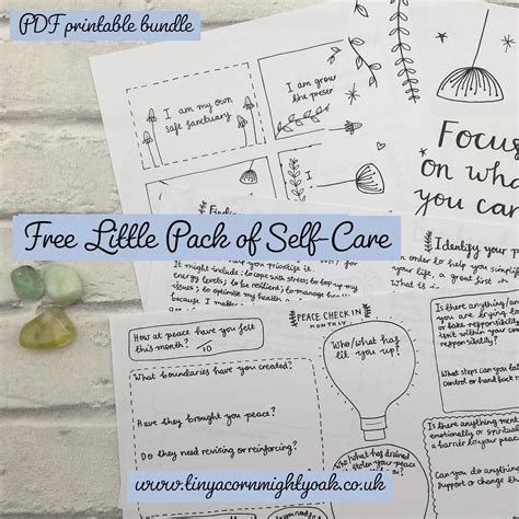 printable gift   pack   care    printable