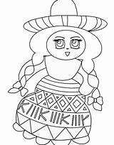 Coloring Mexican Fiesta Pages Printable Print Color Coloring2 Birthdayprintable Birthday Template Popular sketch template