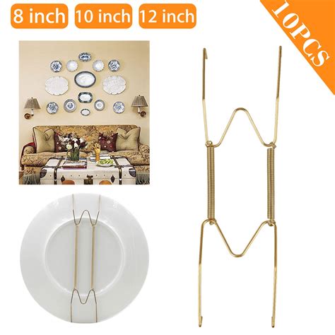 pack  plate hangers   wall plate decorative dish display tray holder