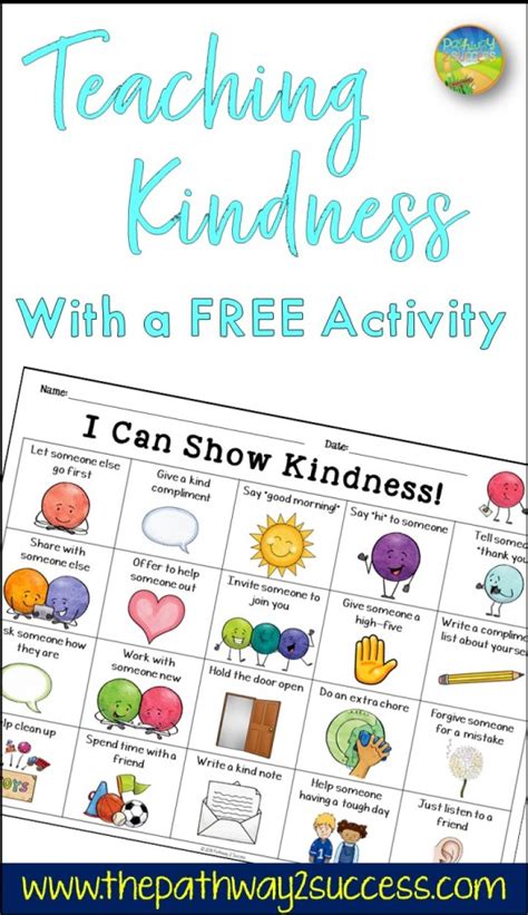 kindness activity  kindergarten kindness activities  kids
