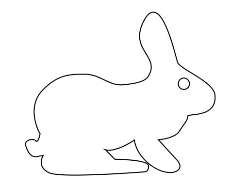 bunny outlines clipart