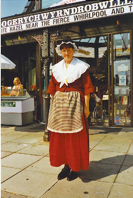 Welsh National Dress At Llanfairpg © Colin Smith Geograph Britain