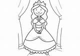 Prinsessen Verjaardag Downloaden sketch template