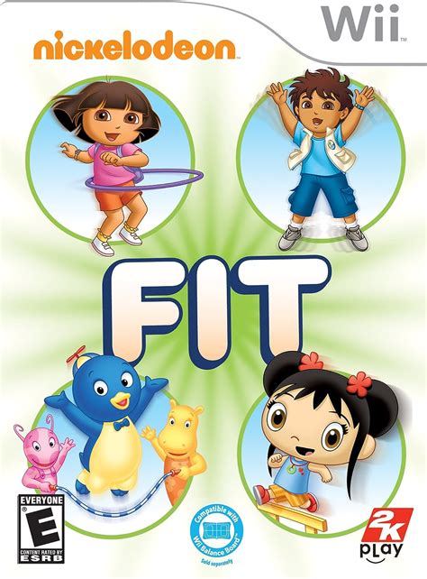 amazoncom nickelodeon fit video games