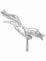 Coloring Pages Crane Whooping Birds Recommended Cranes sketch template