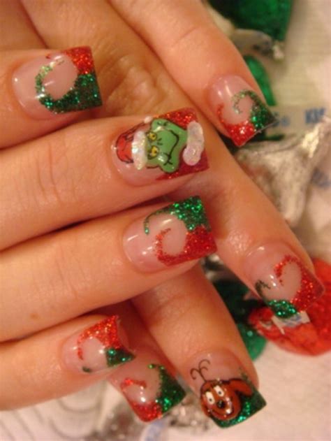 cute amazing christmas nail art designs ideas pictures  family holidaynet