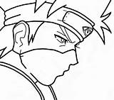 Kakashi Hatake Coloring Pages Getcolorings Color sketch template