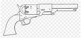 Colt Revolver 1851 Vhv Pngfind sketch template