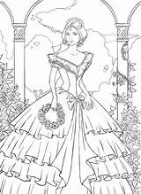 Ausmalen Bilder Prinzessinnen Prinzessin Erwachsene Ausmalbild sketch template