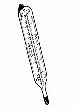 Thermometer Coloring Kleurplaat Malvorlage Color Zum Getcolorings Ausmalbilder Pages Edupics sketch template