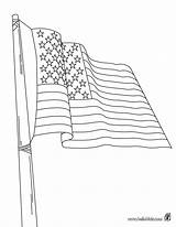 Drapeau Flagge Unis Ausmalen Zum Hellokids Etats Amerikanische Coole Malvorlage sketch template
