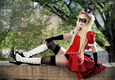 cosplay hotties featuring harley quinn loki huntress and emma frost