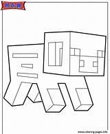 Pig Coloring Minecraft Pages Printable Color Info sketch template