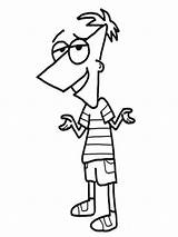 Phineas sketch template