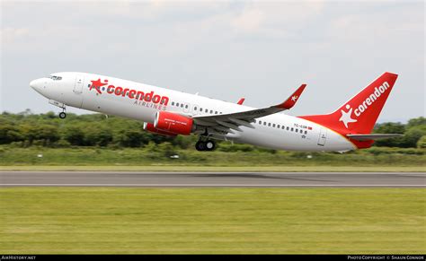 aircraft photo  tc  boeing   corendon airlines airhistorynet